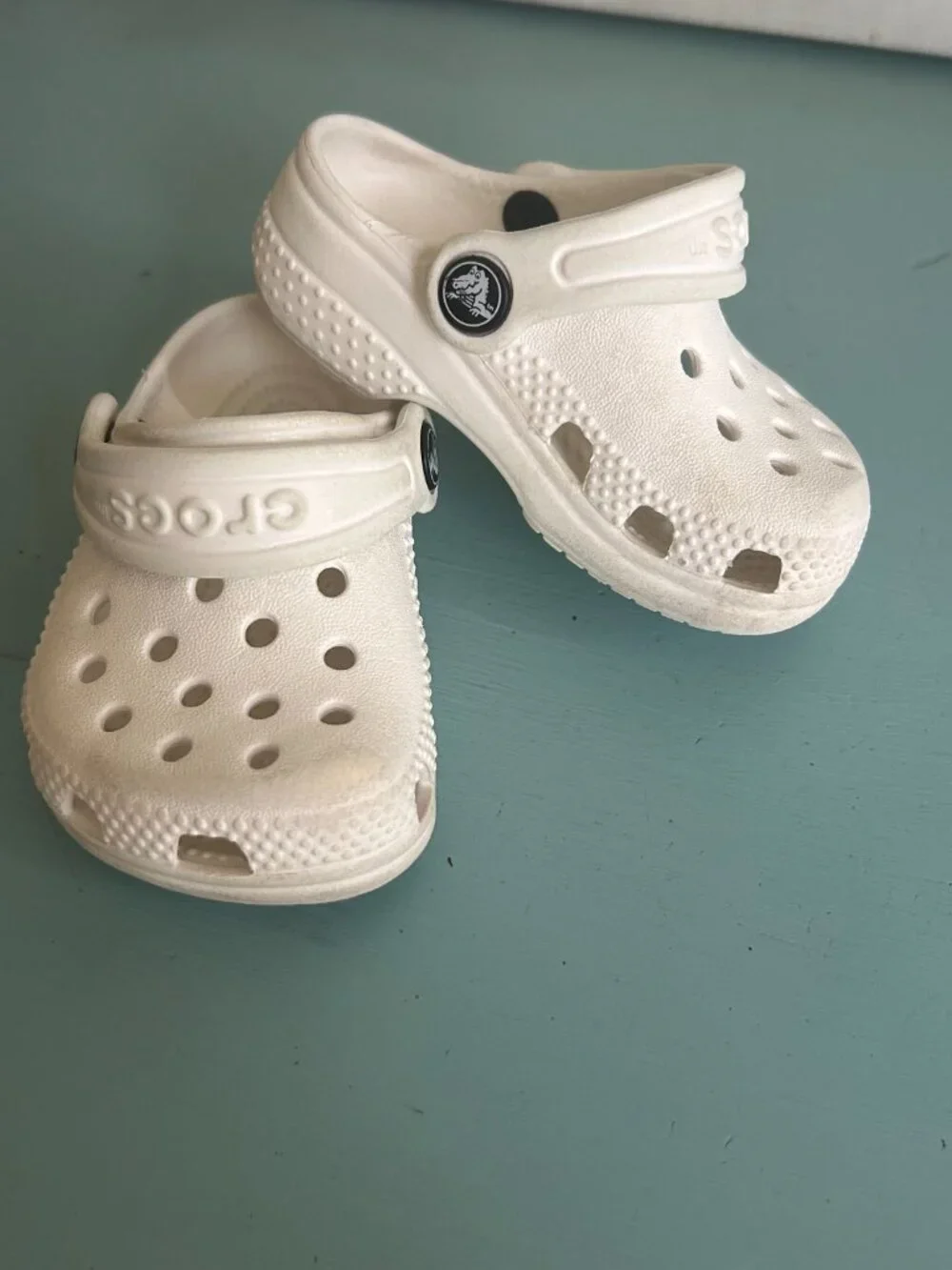 Crocs Littles Baby Crocs Infant Crocs White Baby Size 2 Size 3 White Crocs